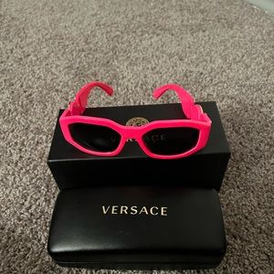 Authentic pink Versace sunglasses